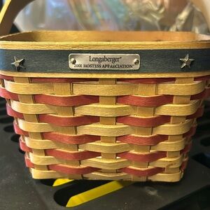 2001 Longaberger Hostess Appreciation Basket